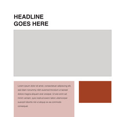 square design social media template eps