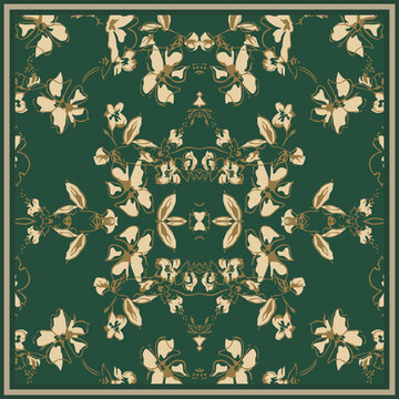 allover floral patren digital design