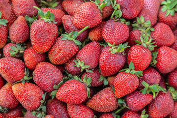 Strawberry background. Strawberry. Food background.