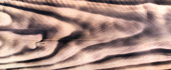 Texture de bois raboté brûlé