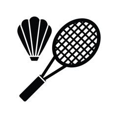 Badminton Racket and Shuttlecock A Classic Sport Icon