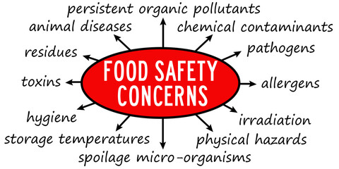 major food safety concerns