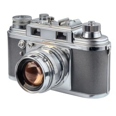 A Stunning Vintage Film Camera Showcasing Classic Design and Timeless Aesthetics, Perfect for Photography Enthusiasts and Collectors Alike