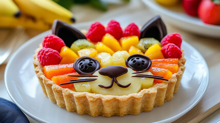 ねこのフルーツタルト / Cat Fruit Tart