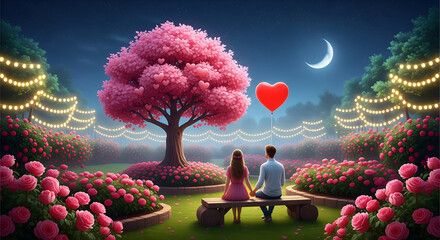 Path of Love" or "Enchanted Garden of Hearts"