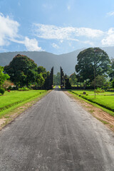 Awesome view of Candi Bentar Gate in Bali, Indonesia