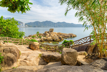 Awesome view of Hon Chong Promontory in Nha Trang, Vietnam