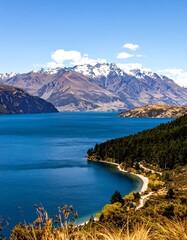 Scenic alpine lake vista (1)
