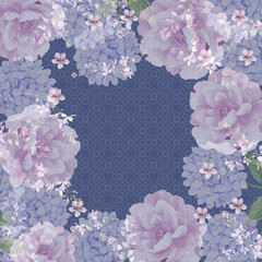 seamless floral background flowers roses close