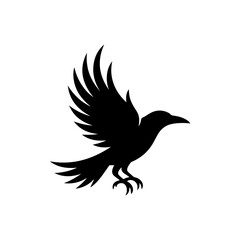 Soaring Falcon Silhouette Powerful Symbol of Freedom and Vision