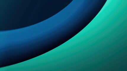 Abstract Teal and Blue Curve Background