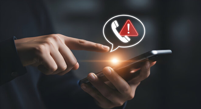Urgent phone alert notification on smartphone screen; immediate action needed, cybersecurity risk, data breach warning, secure your information now.