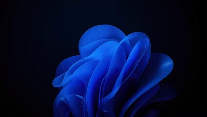 Abstract Blue Swirl Elegant Dark Blue Texture Background