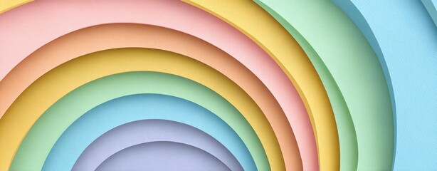 Obraz premium Colorful Paper Quilling Mandala and Spiral Designs for Abstract Backgrounds, Wellness Posters, and Creative Art Therapy Concepts – Colorful Abstract Layered Paper Texture Background