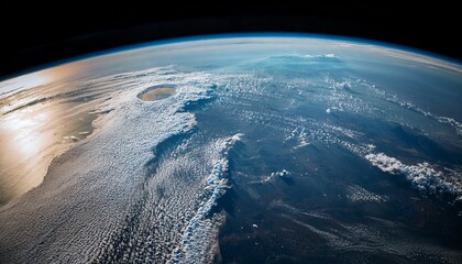 view of earth from the international space station window showcasing intricate details of the planet s surface