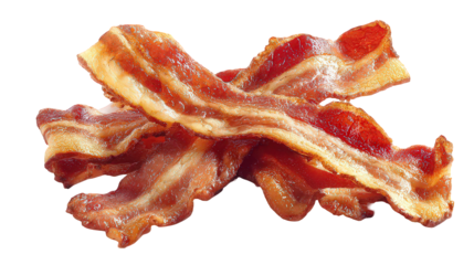 Crispy Bacon with Blue Glitter Sparkle