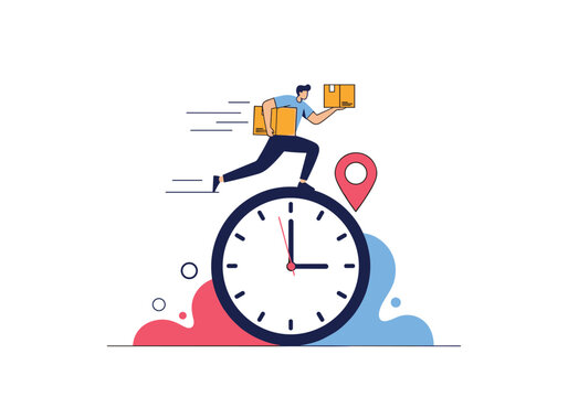 Fast and reliable delivery service ensuring timely package arrival for customer satisfaction