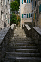 narrow street in the old town