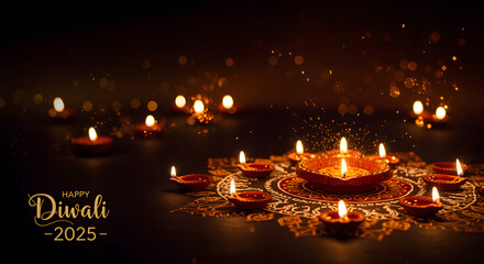 Happy Diwali for Office: Corporate Greetings Template