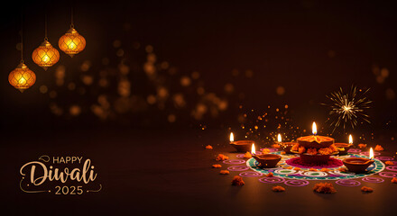 Happy Diwali for Office: Corporate Greetings Template