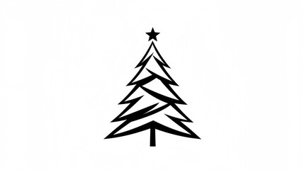 Simple Christmas Tree Vector Pack &ndash; Elegant Festive Design Minimalist