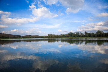 lake and sky