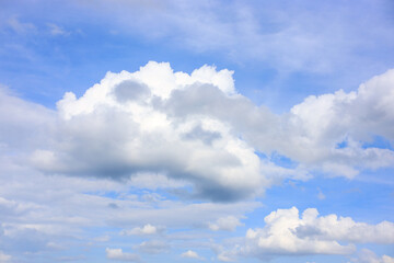 blue sky with clouds