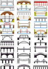 Bridge Vector Set Architecture and Landmark Silhouette Collection
