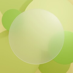 3D背景素材_グラスモーフィズム_カラフル