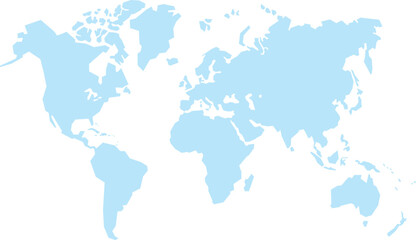 Global Map in Editable Vector Format