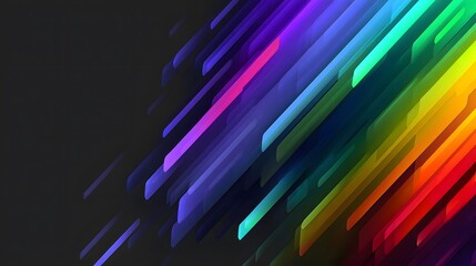 Colorful diagonal stripes create an abstract background pattern removed background