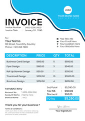 Some good quality invoice designs among unique designs