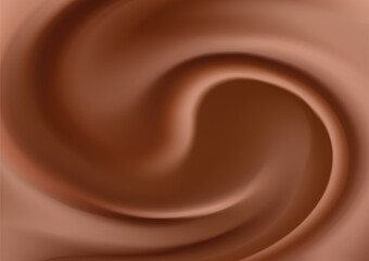 Swirling Chocolate Texture vector