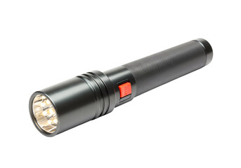 Powerful LED Flashlight Bright Illumination for Any Situation isolated on transparent background