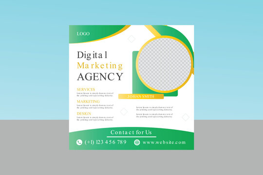 Business social media post design ad banner template for your business promotion 