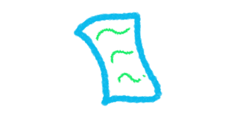 Handwritten note of memories and daily reminders in a textured blue frame on a clean black