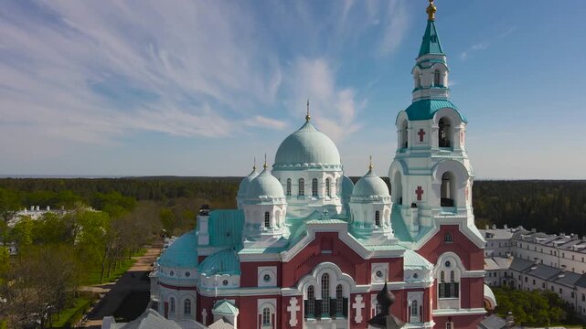 Spaso-Preobrazhensky Monastery. Valaam Island. Lake Ladoga. Russia.