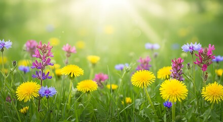 Sunlit Meadow's Embrace