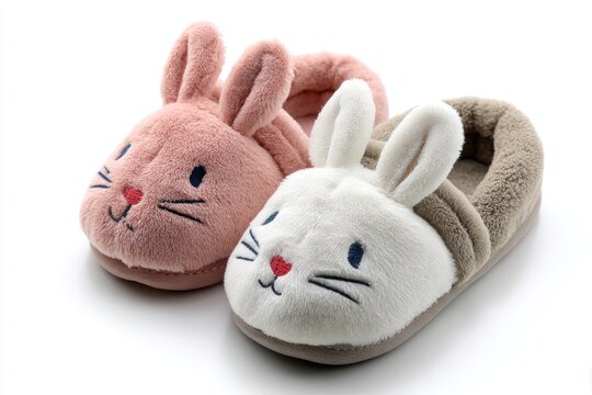 Cute Bunny Slippers for Children Comfort