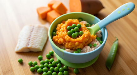 Creative Baby Food Purees from Fresh Seafood

