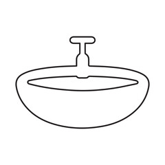 Fototapeta premium Simple Sink Icon