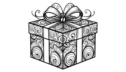Ornate gift box design