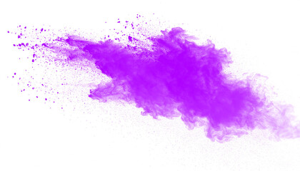 PNG of purple smoke forming a burst of vapor with radiating trails, perfect for digital designs, creative projects, and backgrounds requiring dynamic, transparent, and artistic smoke effects.