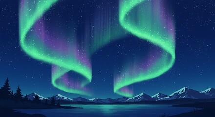 Celestial Dance of the Northern Lights