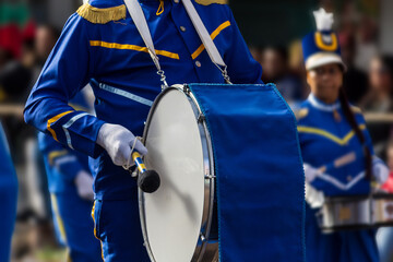 Marching band in the September 7th parade - Brazilian Independence Day.