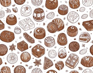 Sweet treats, chocolate variety