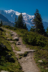 Obraz premium landscape of the French Alps in summer