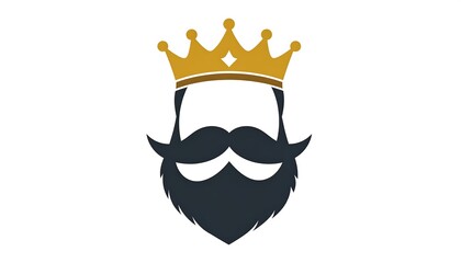 Man with a beard and crown