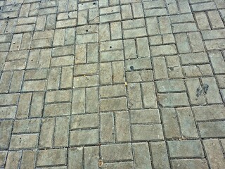 Abstract Brick Sidewalk Background