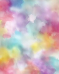 A vibrant and colorful abstract background featuring soft, blended hues